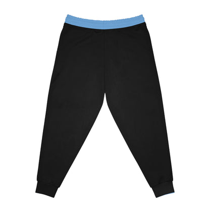 Graphic Travel-Inspired Athletic Joggers, Unisex Workout Pants