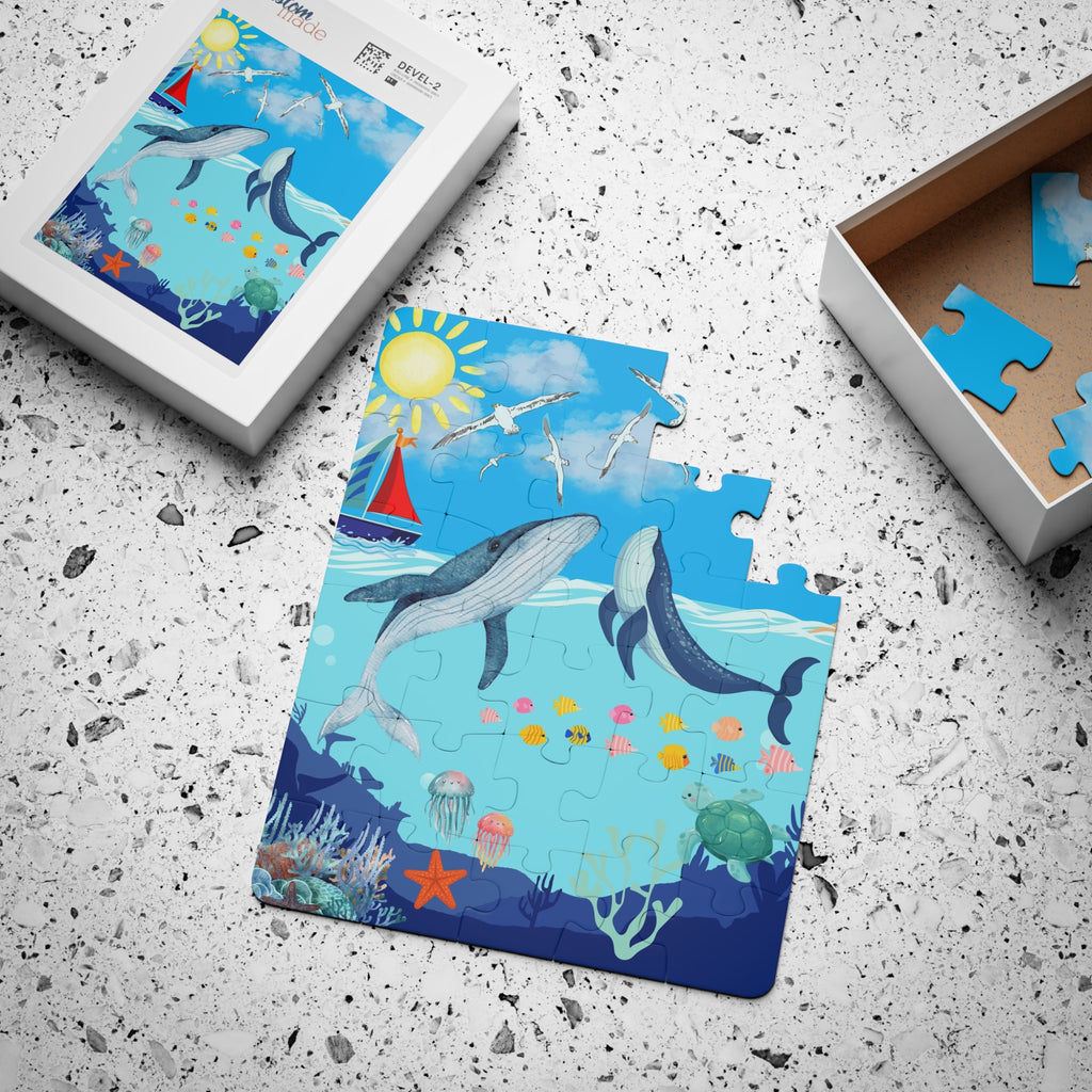 Ocean Adventure Kids' Puzzle - 30-Piece Printify