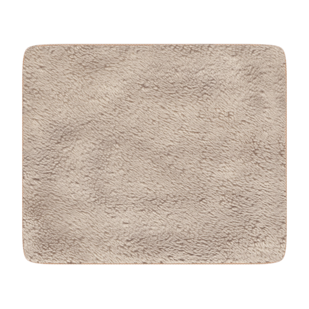 Floral Kaleidoscope Tan Sherpa Blanket — Reversible Plush Throw Printify