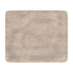 Floral Kaleidoscope Tan Sherpa Blanket — Reversible Plush Throw Printify