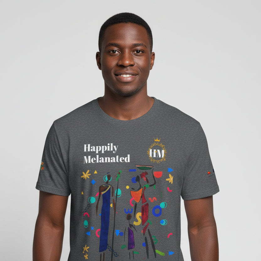 Ethnic Family Doodle Unisex Tee, Handcrafted Tshirt, Unique Family Shirt Printify