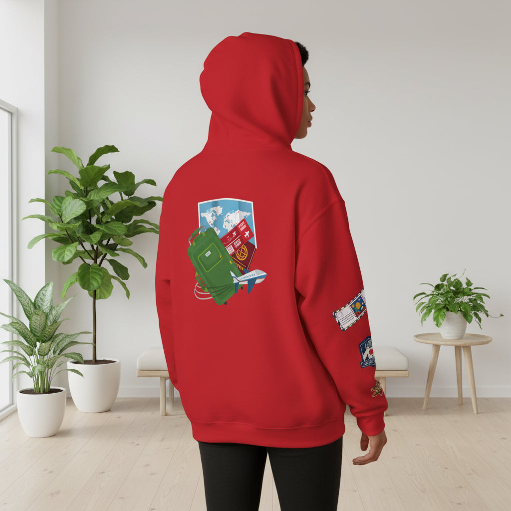 Vacation Mode Graphic Unisex Hoodie, Wanderlust Gift, Adventure Clothing, Travel Lover Pullover