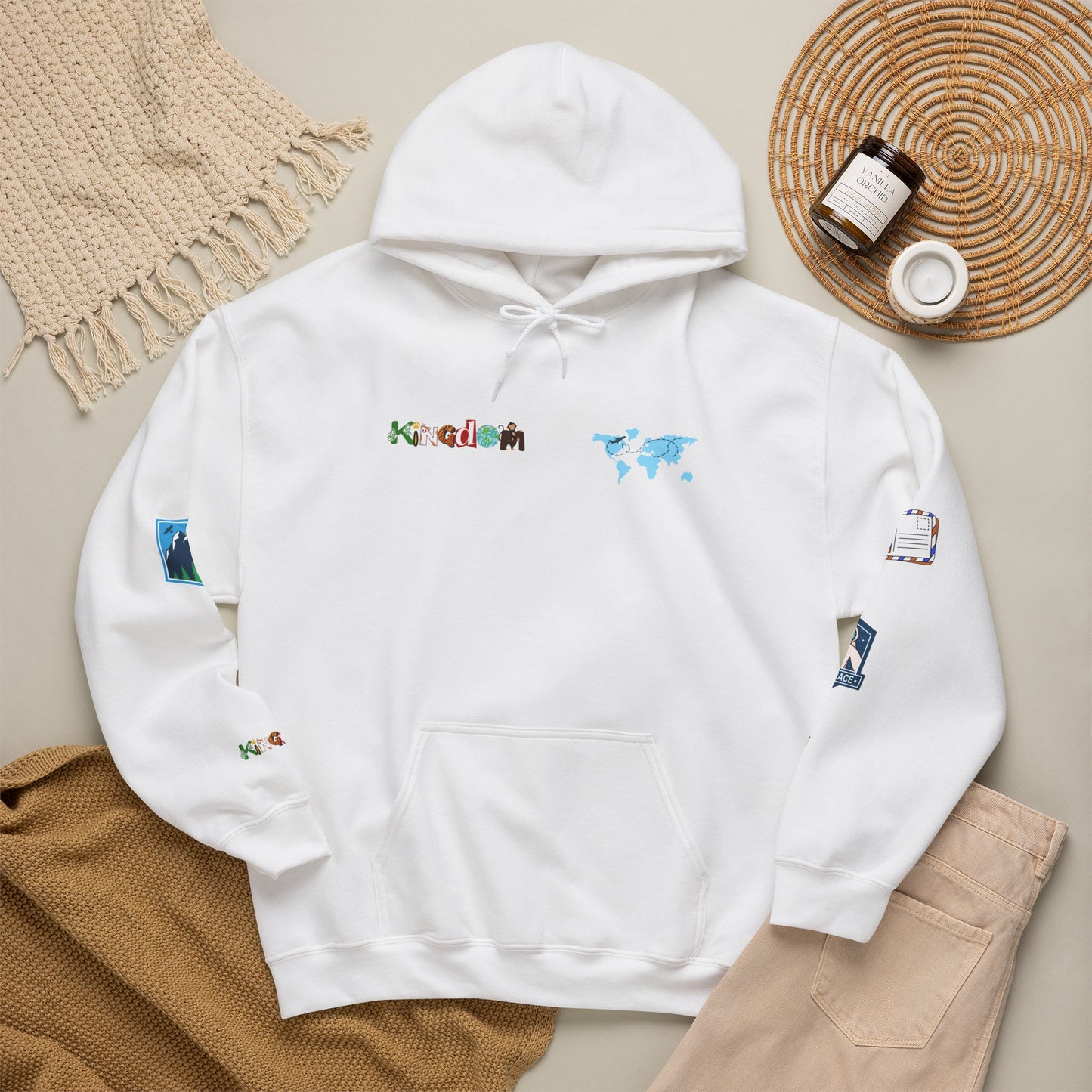 Vacation Mode Graphic Hoodie, Travel Enthusiast Unisex Hoodie,