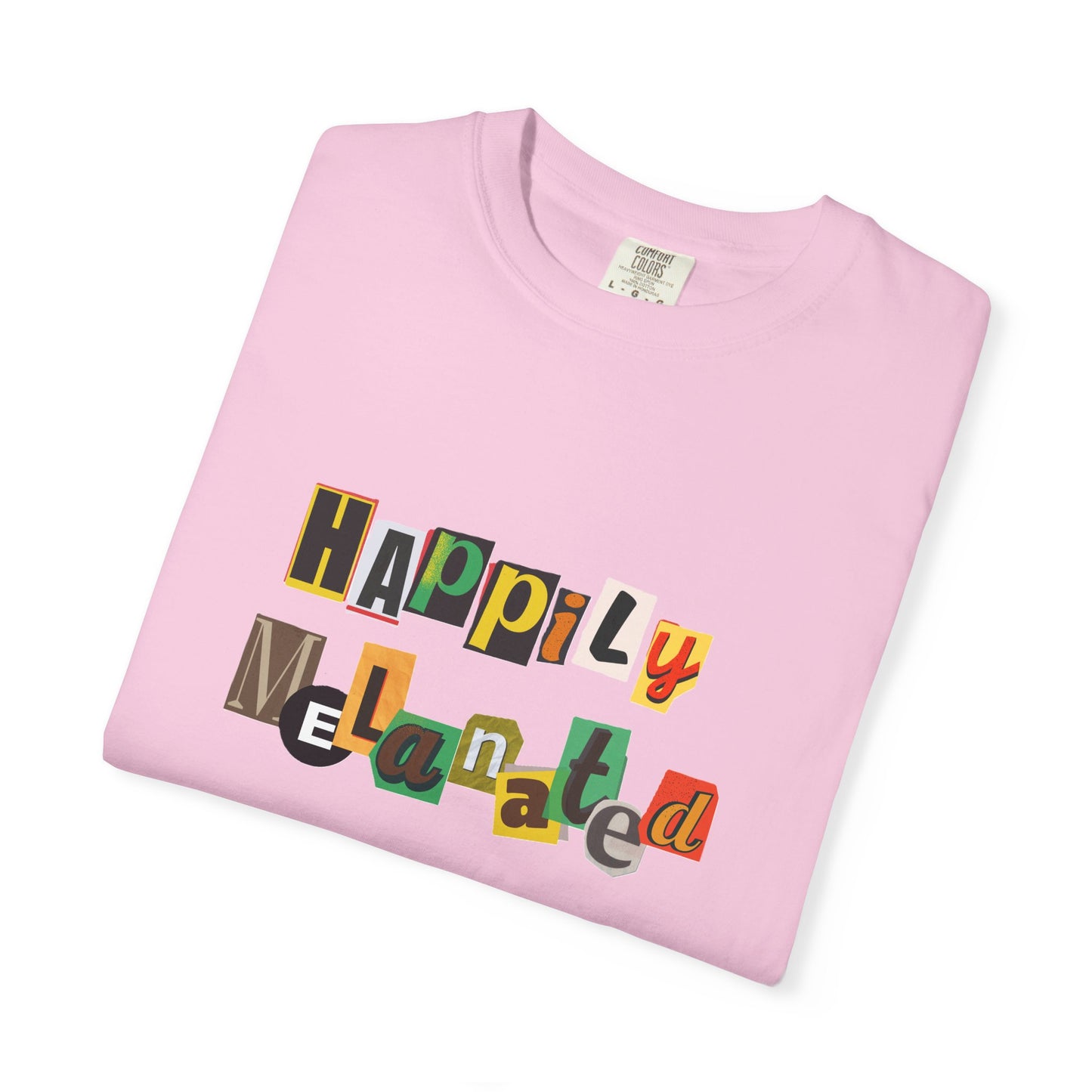 Handcrafted Jamaican Flag Art Graphic Tee, Unisex Garment-Dyed T-shirt