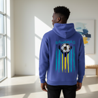 Bahamas Flag Themed Graphic Oversize Fleeced Unisex Hoodie ODMPOD