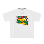Grenada Flag Themed Graphic  V-Neck Soccer Jersey