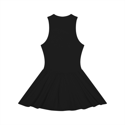 Women’s Ruched Sleeveless Full-Zip Summer  Dress