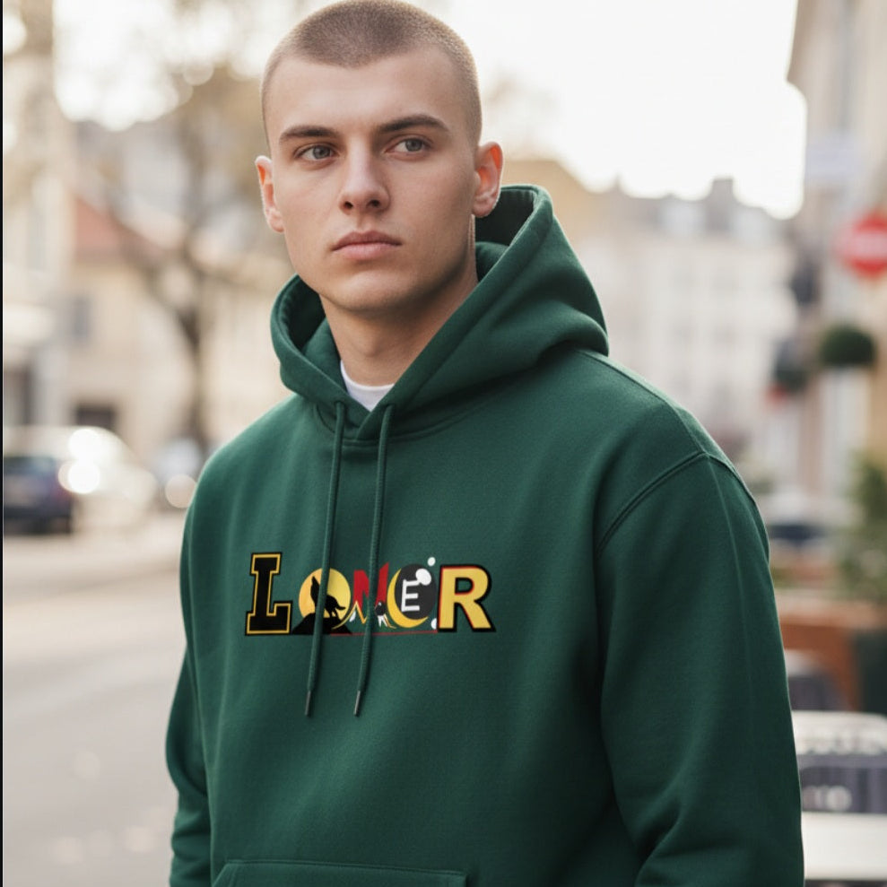 Unisex Medieval Themed Oversize Fleeced Hoodie, Knights and Dragon Fans