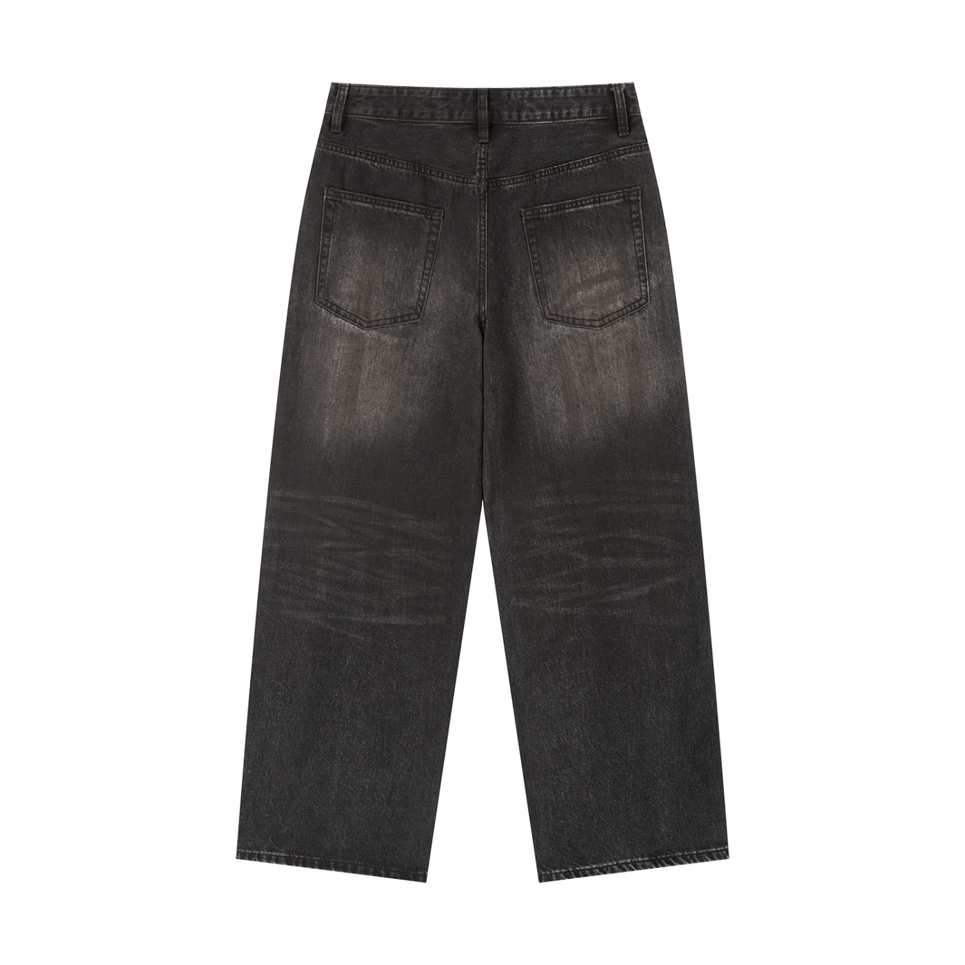 Men's Tiger Art Graphic Wash Heavyweight Denim Jeans
