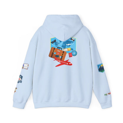 Unisex Travel Lover Graphic Pullover, Vacation Mode Graphic Hoodie