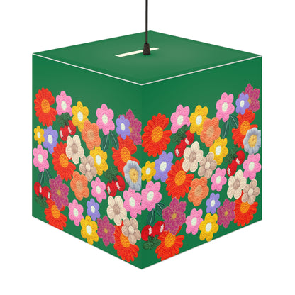 Floral Cube Lamp — Colorful Daisy Light Cube for Bedroom & Nursery
