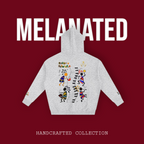 Afro Music Cartoon Unisex Oversize Fleeced Hoodie ODMPOD