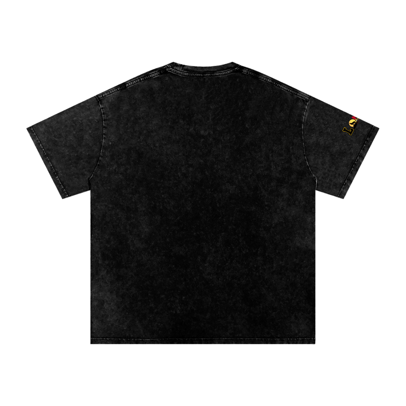 Emo Unisex Graphic Snow Washed Oversized Cotton T-Shirt