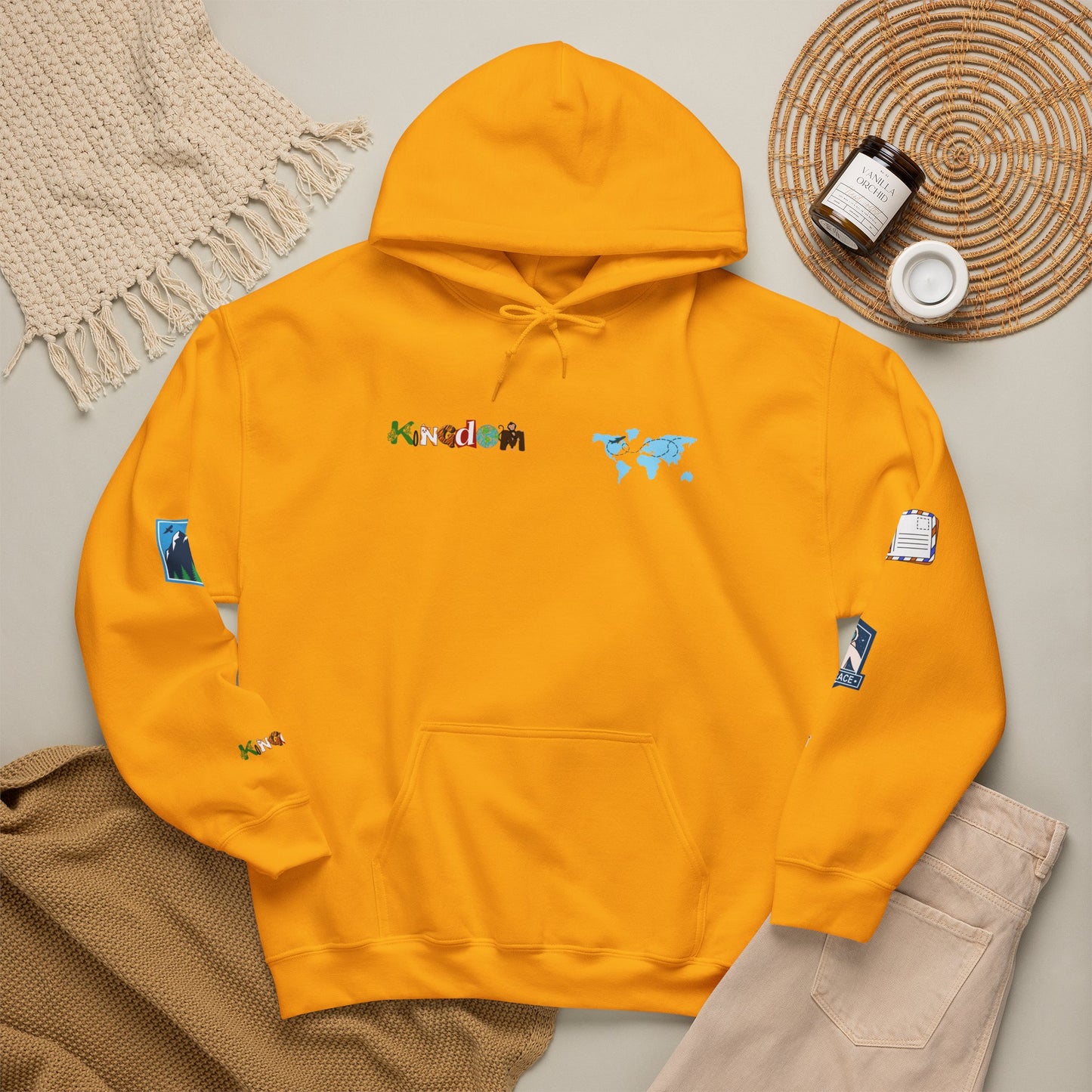Vacation Mode Graphic Hoodie, Travel Enthusiast Unisex Hoodie,