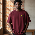Jamaica Flag Art Themed Graphic Boxy Oversized Unisex T-Shirt