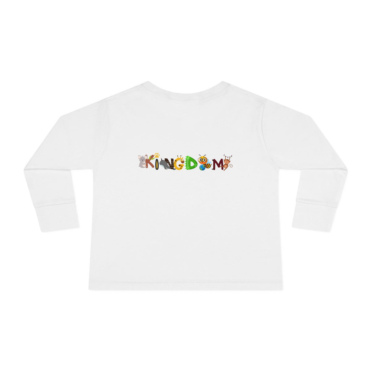 Jungle Animal Toddler Long Sleeve Tee, Kids Safari Shirt, Graphic Wildlife Top for Children Printify