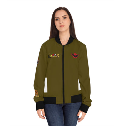 Wolf Themed Women's Illusion Art Graphic Outerwear, Wild Animal Print Coat, Unique Jacket for Her, Statement Clothing