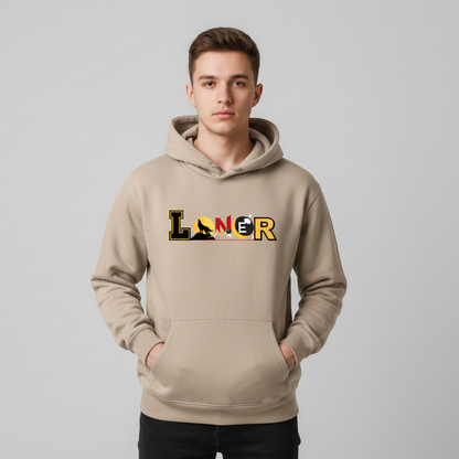 Koi Fish Graphic Oversize Fleeced Unisex Hoodie