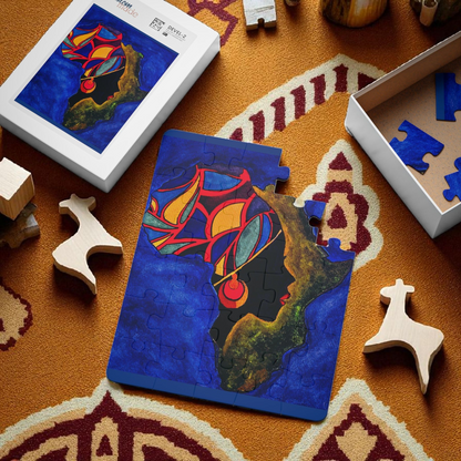 Kids' 30-Piece Africa Puzzle - Colorful Educational Fun