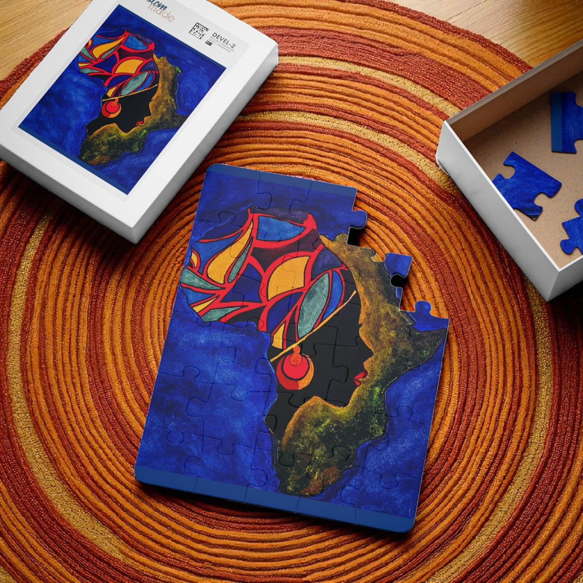 Kids' 30-Piece Africa Puzzle - Colorful Educational Fun Printify