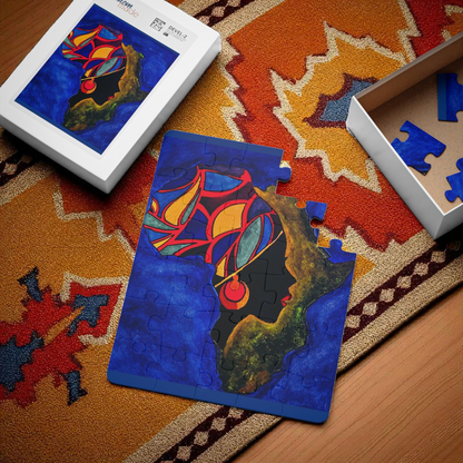 Kids' 30-Piece Africa Puzzle - Colorful Educational Fun