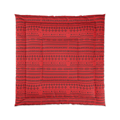 Boho Geometric Comforter, Cozy Blanket for Home Decor, Boho Style Bedding