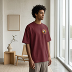 Ying and Yang Graphic Tiger Unisex Seamless Unisex T-Shirt