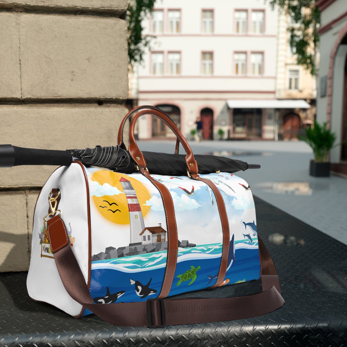 Waterproof Travel Bag - Coastal Adventure Design for Beach Lovers & Explorers