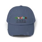 Graphic animal-themed Unisex Distressed Cap Printify