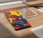 Artistic Smartphone Display Stand - Vibrant Music Theme Printify