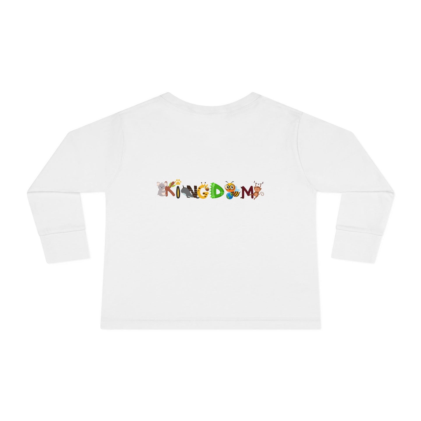 Orca Graphic Toddler Long Sleeve Tee for Kids, Whale Shirt, Children's Wildlife Top