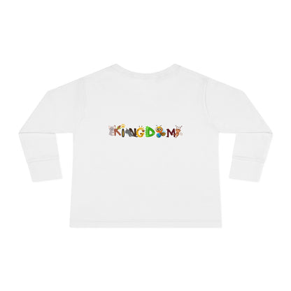 Orca Graphic Toddler Long Sleeve Tee for Kids, Whale Shirt, Children's Wildlife Top