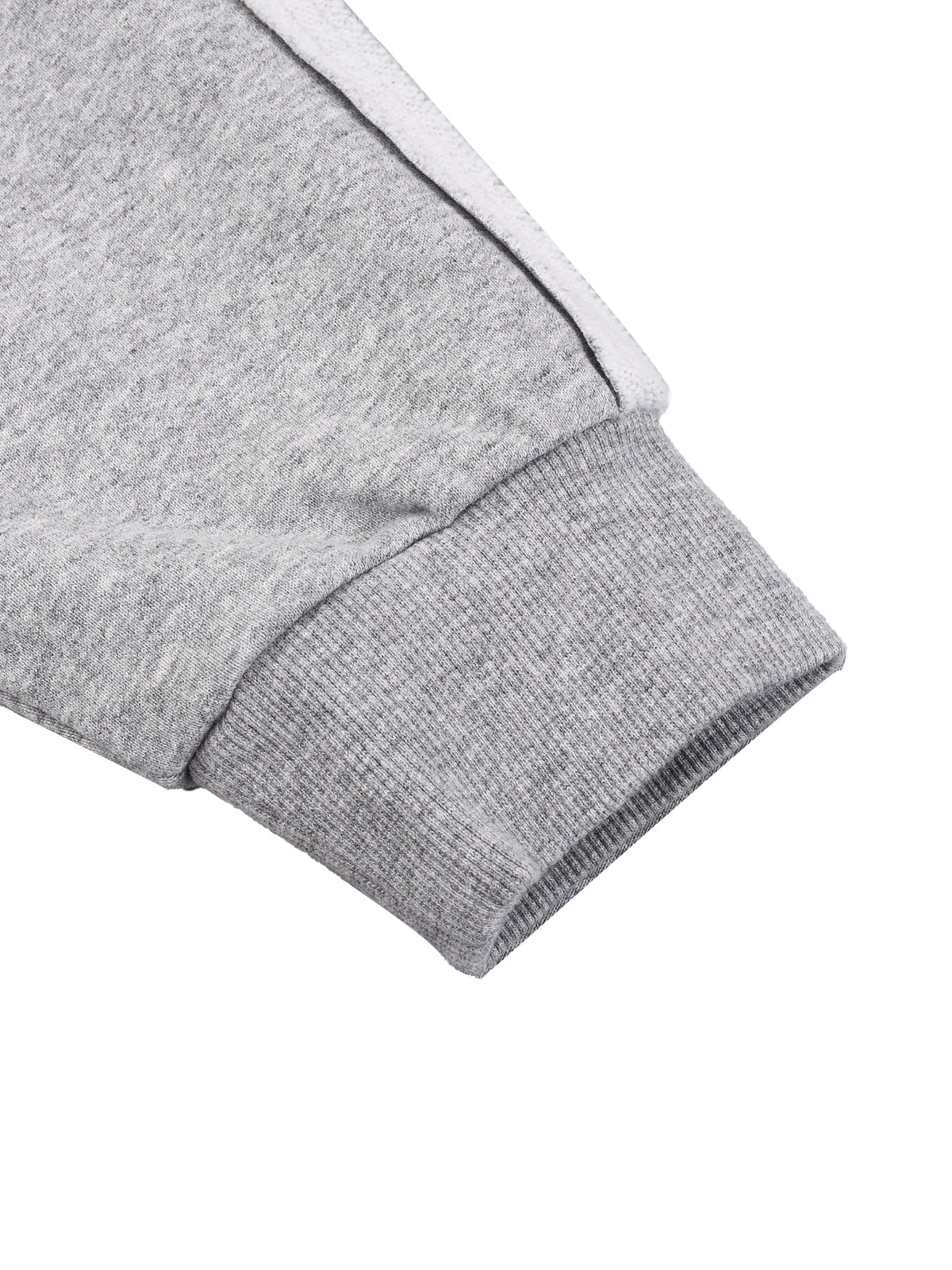 Jazz Singer Graphic Double-Layered Zip-Up Hoodie, featuring contrast tape detailing and raw-edge accents. ODMPOD