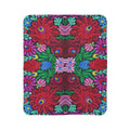 Vibrant Floral Mosaic Sherpa Blanket — Plush Fleece Throw Printify