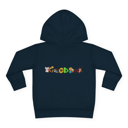 Graphic Panda Elephants Toddler Hoodie, Wildlife Theme, Kids Fleece Pullover