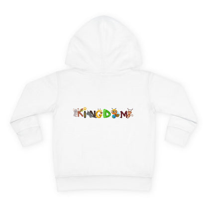 Graphic Panda Elephants Toddler Hoodie, Wildlife Theme, Kids Fleece Pullover
