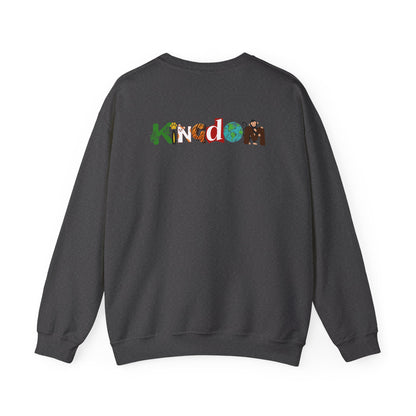 Panda Kingdom Crewneck Sweatshirt — Scenic Bamboo Forest Graphic