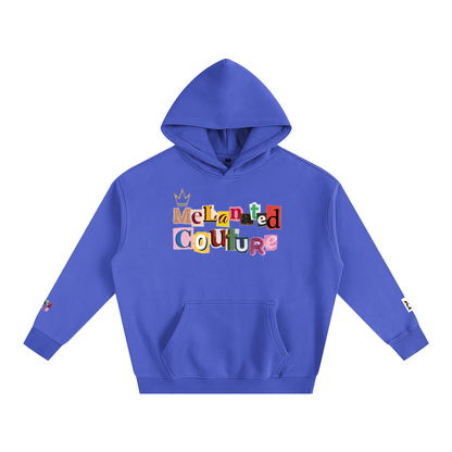 Crowned Black Woman Art Graphic Unisex Oversize Fleeced Hoodie