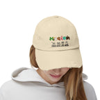 Graphic animal-themed Unisex Distressed Cap Printify