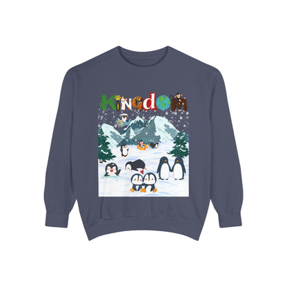 Arctic Animals, Penguins  Graphic Unisex Sweatshirt, Winter Jumper, Animal Lover Gift