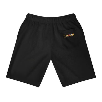 Vibrant Unisex Athletic Shorts for Summer Fun, Dragon Print Gym Shorts, Casual Long Shorts