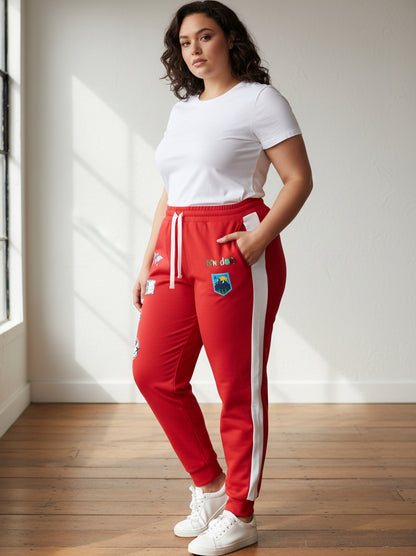 Travel-Inspired Graphic Athletic Unisex Joggers | Casual Fitness Apparel Printify