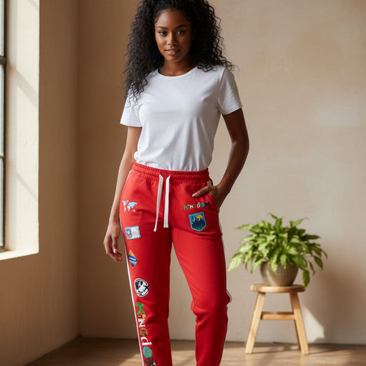 Travel-Inspired Graphic Athletic Unisex Joggers | Casual Fitness Apparel Printify