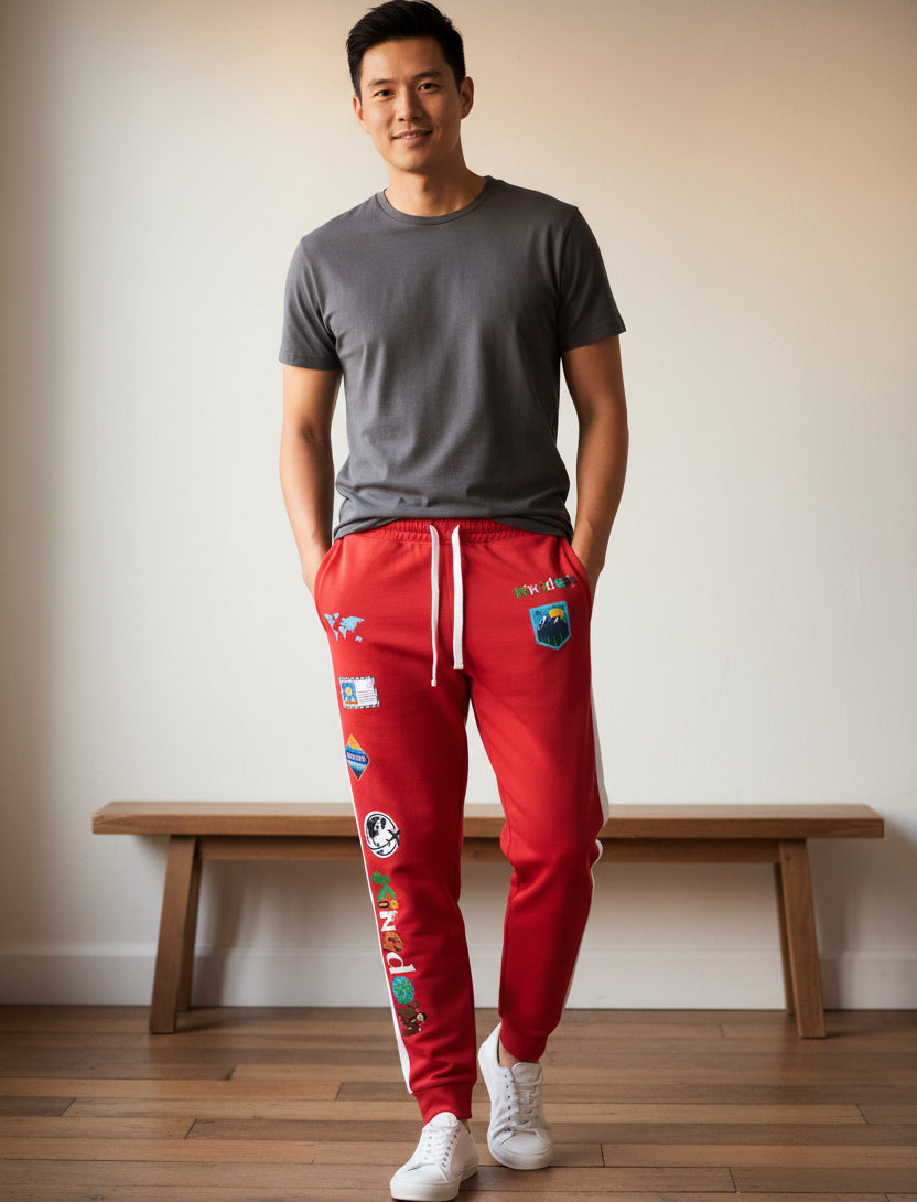 Travel-Inspired Graphic Athletic Unisex Joggers | Casual Fitness Apparel Printify