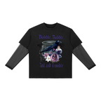 Gothic Raven Art Graphic Unisex Sunfade Layer T-Shirt