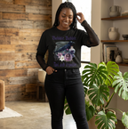 Gothic Raven Art Graphic Unisex Sunfade Layer T-Shirt