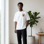 Ying and Yang Graphic Tiger Unisex Seamless Unisex T-Shirt