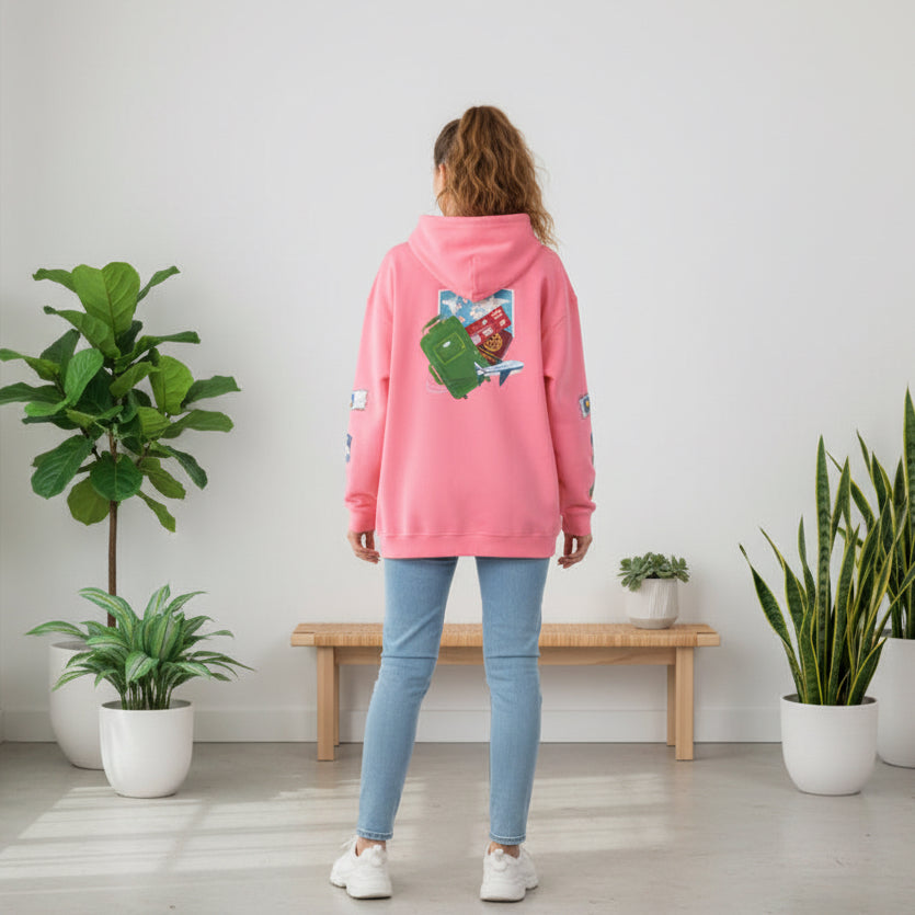 Vacation Mode Graphic Unisex Hoodie, Wanderlust Gift, Adventure Clothing, Travel Lover Pullover