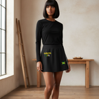 Jamaica Flag Themed Taped Cooling Performance Short Skirt
