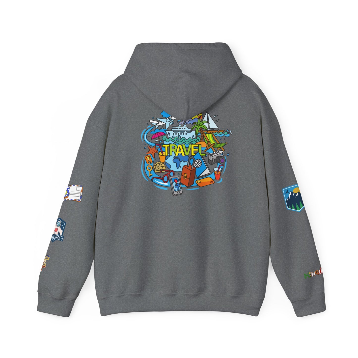 Vacation Mode Graphic Hoodie, Travel Enthusiast Unisex Hoodie,